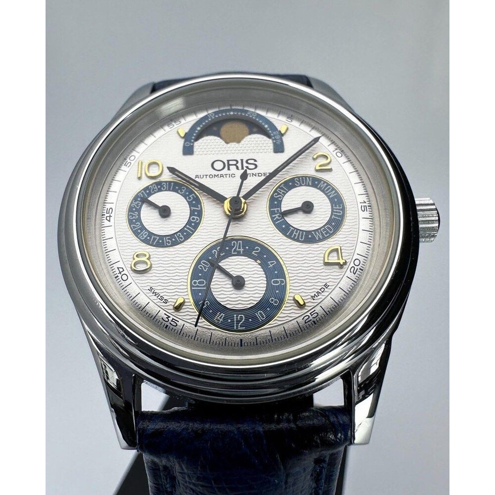 Oris triple date moon phase shop